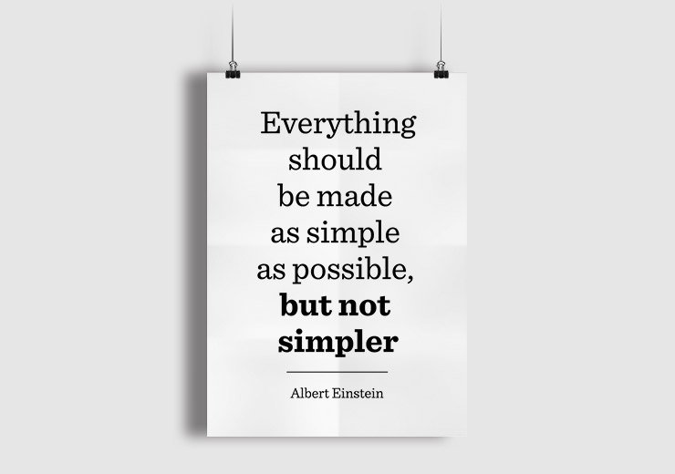 albert einstein quote about simplicity