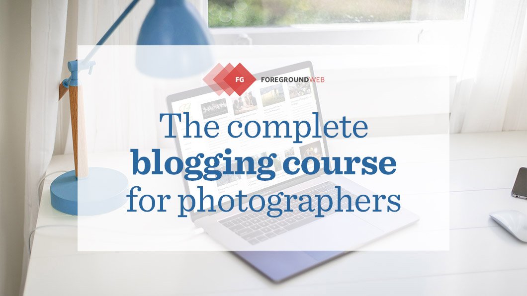 Blogging course for photographers