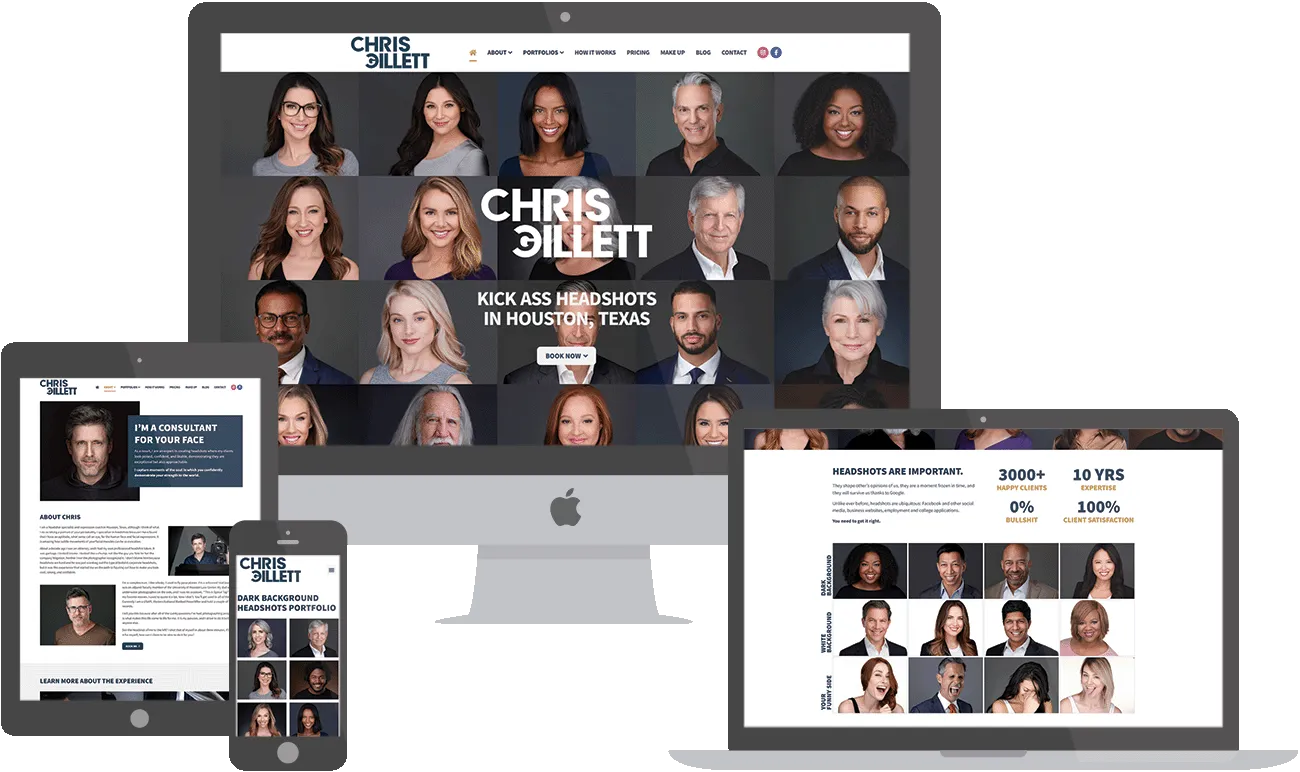 Chris Gillett website preview